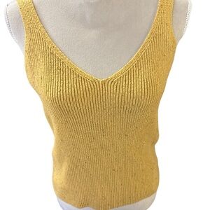 Old Navy Mustard Yellow Knit Tank Top